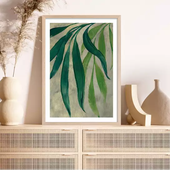 Feuilles de ficus - affiche feuille