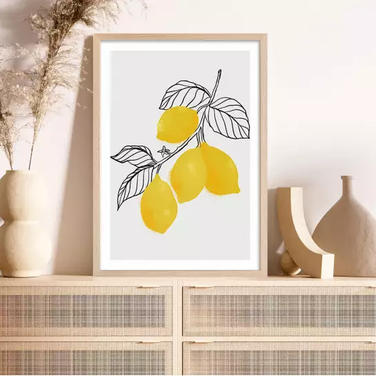 Lamya lemons - affiche fruits