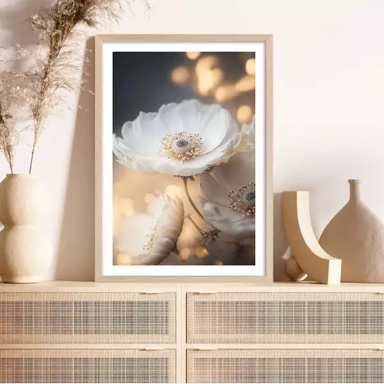 Bouquet brillant - affiche de fleurs