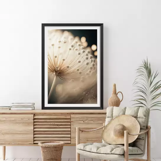 Petits pompons - affiche de fleurs