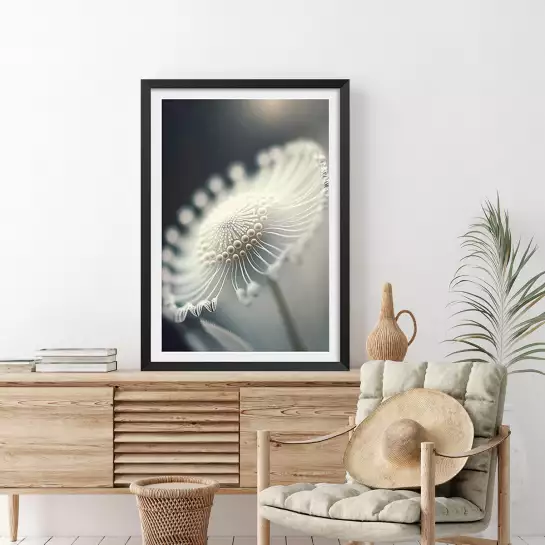 Petites perles blanches - affiche de fleurs