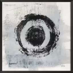 Cercle zen cadré - art abstrait