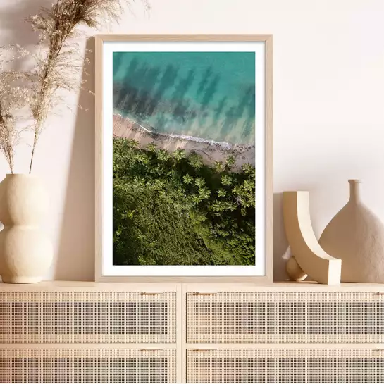 Destination vacances - affiche ile