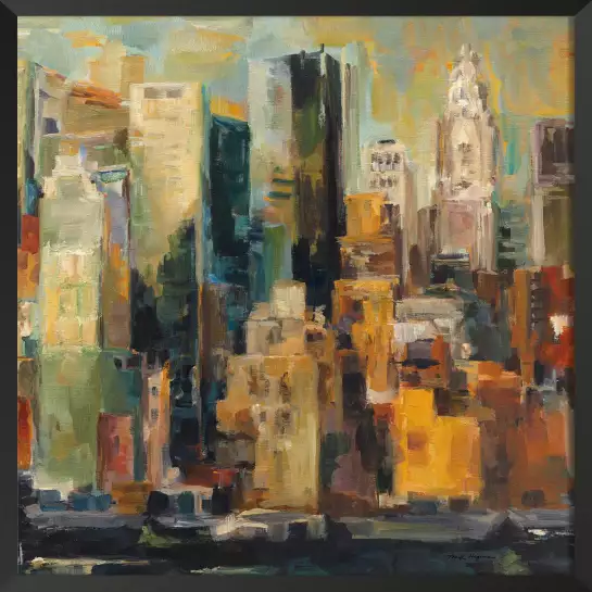 Manhattan en peinture - vue de new york