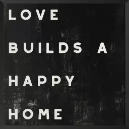 Happy home - affiche citations positives