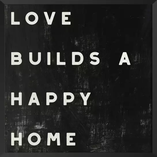 Happy home - affiche citations positives