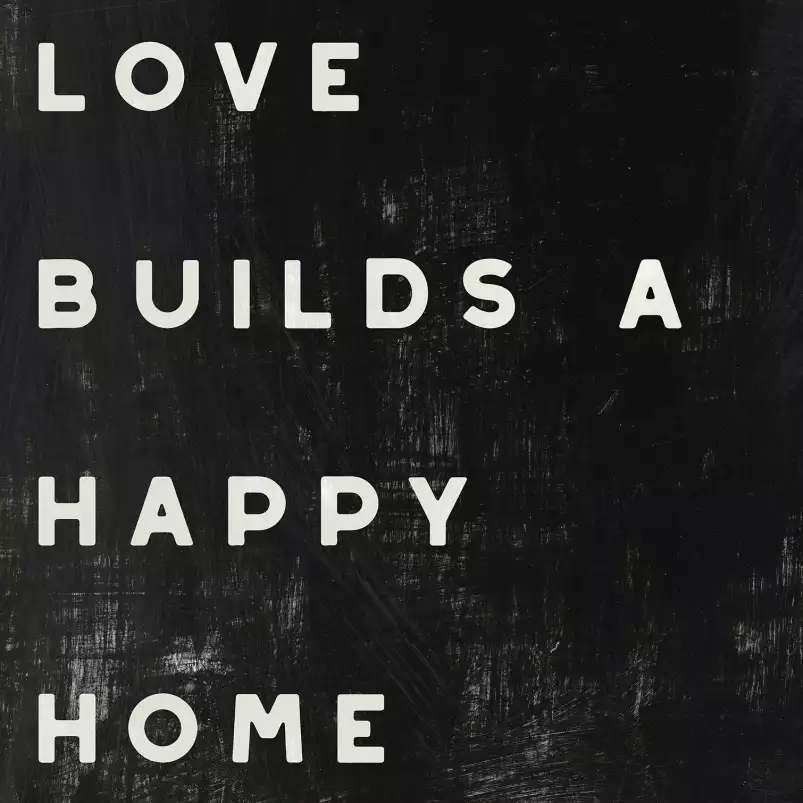 Happy home - affiche citations positives