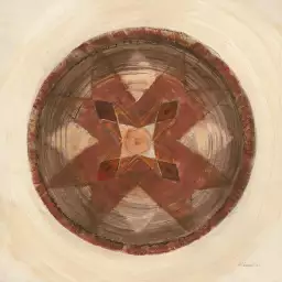 roue azteque - affiche d'art