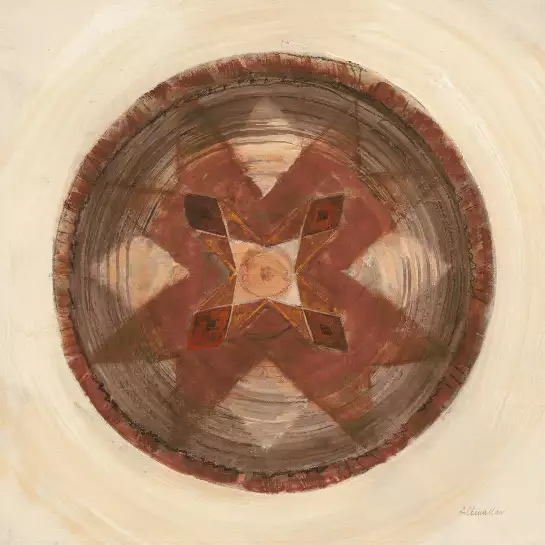 roue azteque - affiche d'art
