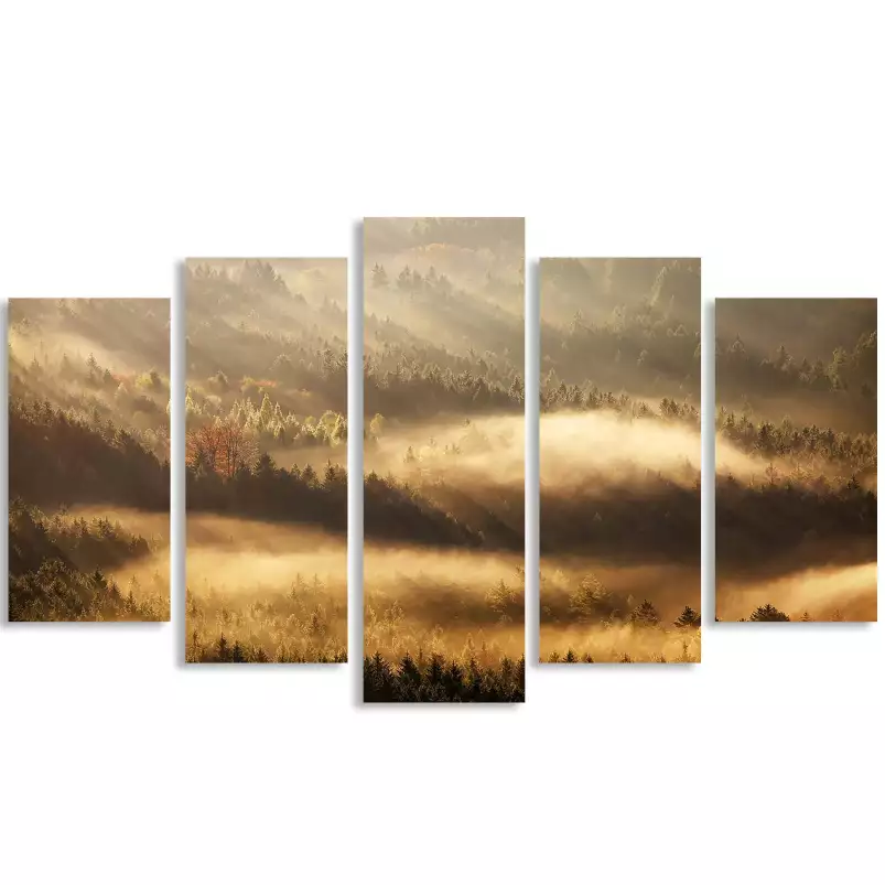 Rayons d'automne - poster paysage