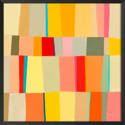 Color square - art abstrait