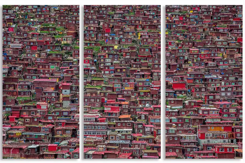 Larung Gar - affiche villes du monde