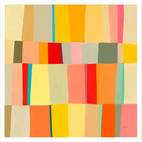 Color square - art abstrait