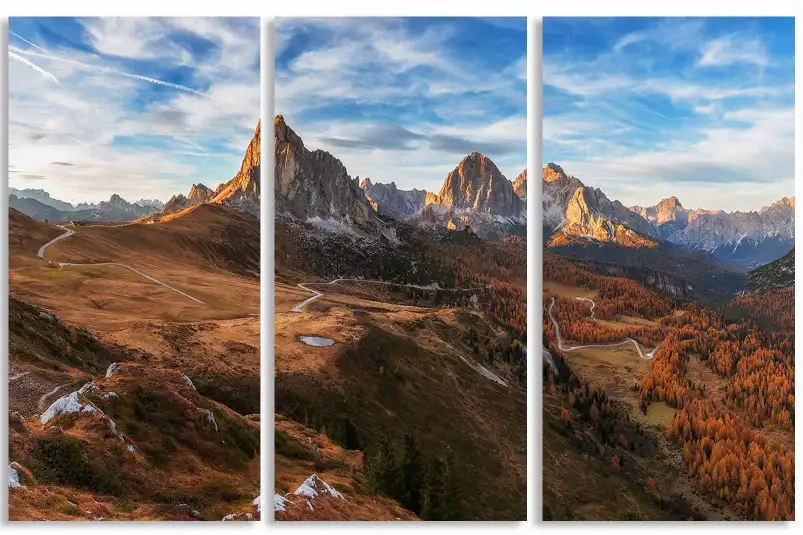 L'automne dans les Dolomites - paysage montagne