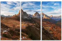 L'automne dans les Dolomites - paysage montagne