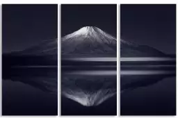 Réflexion sur le mont Fuji - tableau paysage